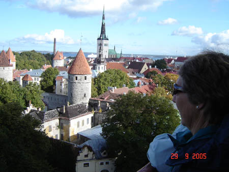 01755 VIEW OVER OLD TALLINN, ESTONIA