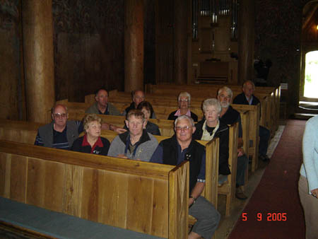 01460 INSIDE THE HEDDAL STAVE CHURCH